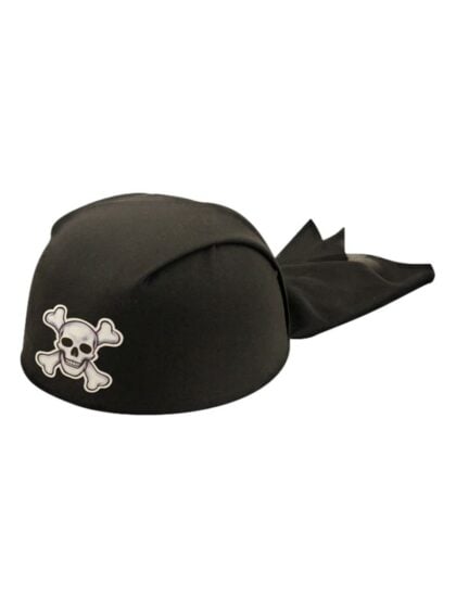 Black Pirate Skull Cap