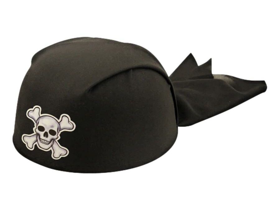 Pirate Skull Cap Black