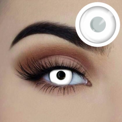White out contact lenses
