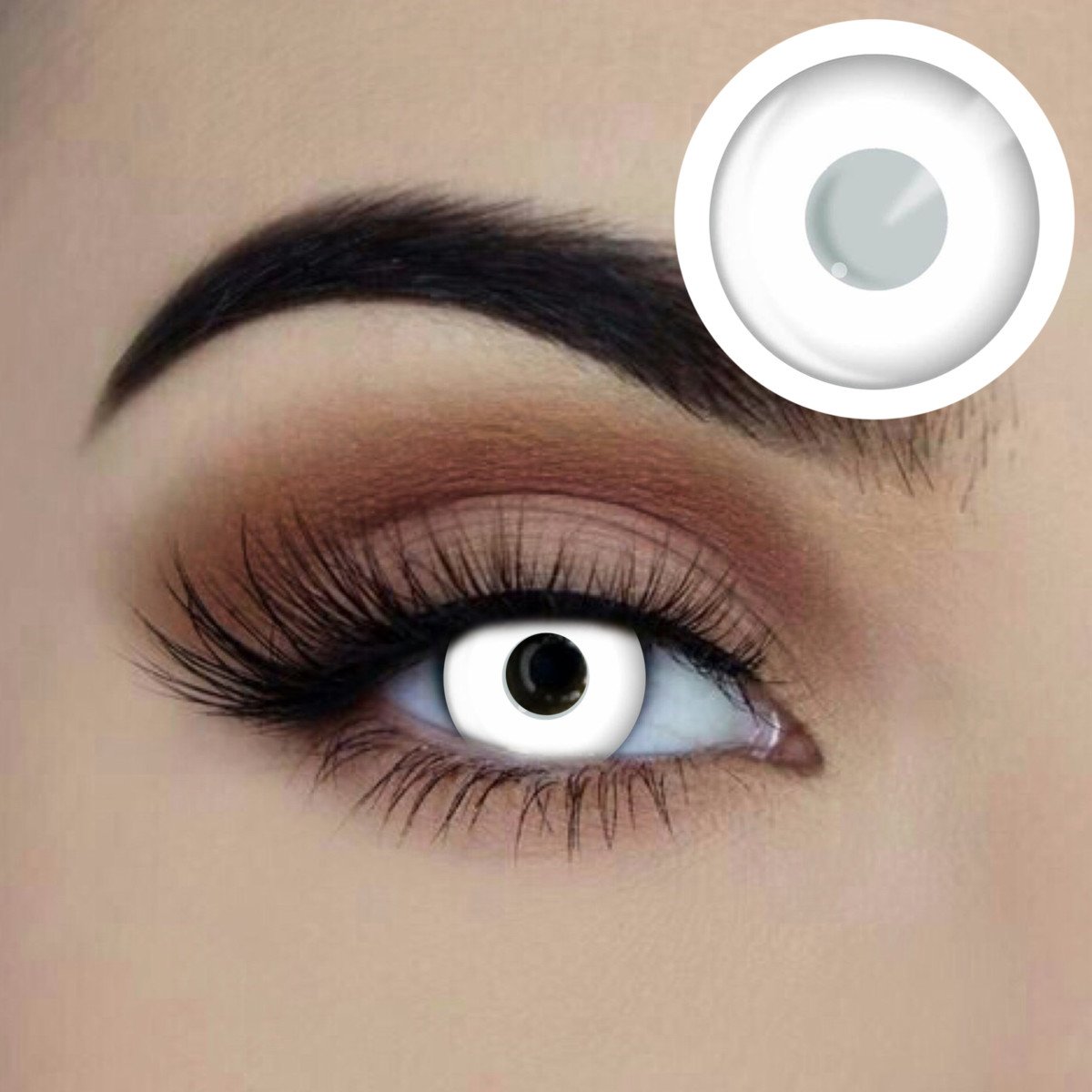 Complete White Out Contacts