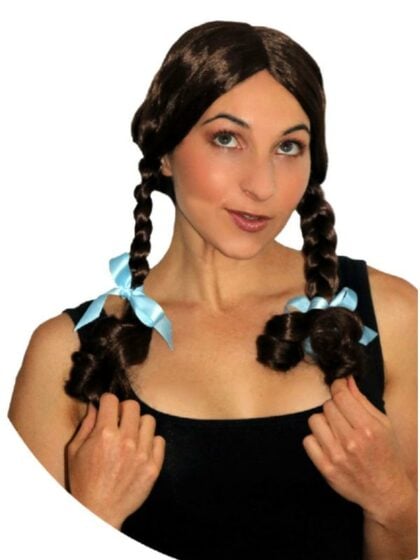 Deluxe Plaits Wig in brown