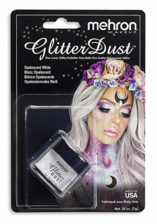 Glitter dust white