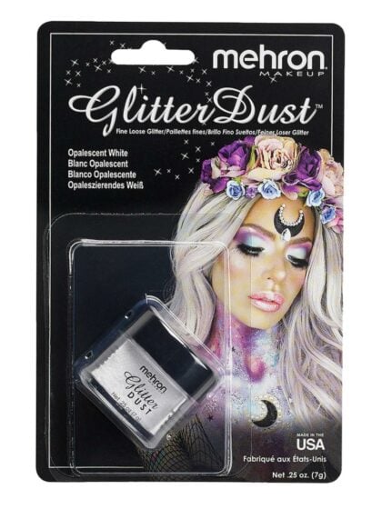 Mehron Glitter dust white