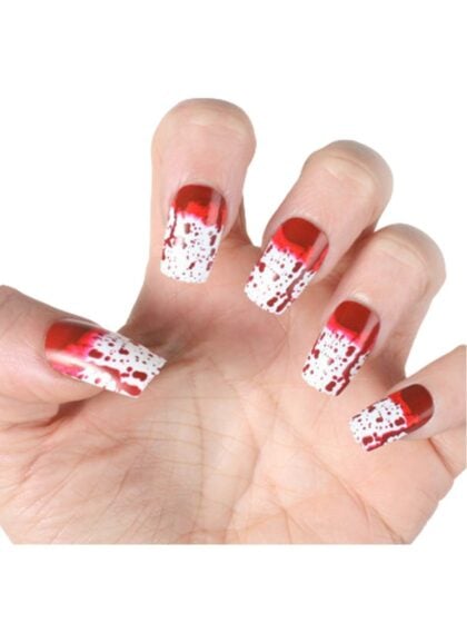 bloody fake nails