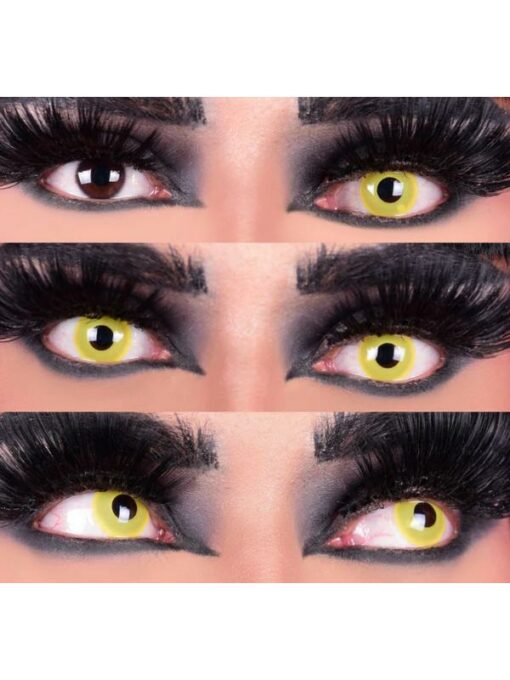 Yellow Raven Contact Lenses