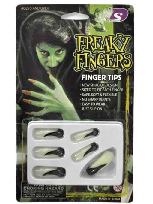 Freaky Fingers Stick On Witch Nails - Image 2
