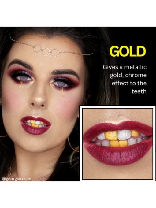 Gold Tooth FX Paint Mehron - Image 3