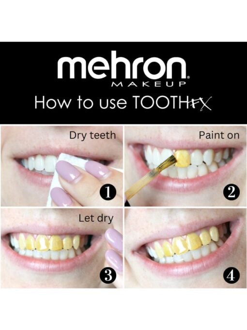 Gold Tooth FX Paint Mehron - Image 4