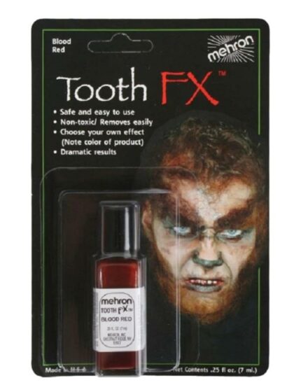 tooth makeup mehron red