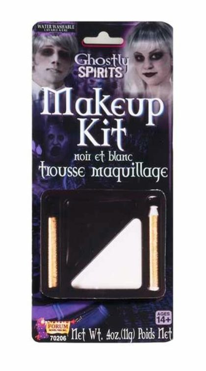 black and white makeup kit