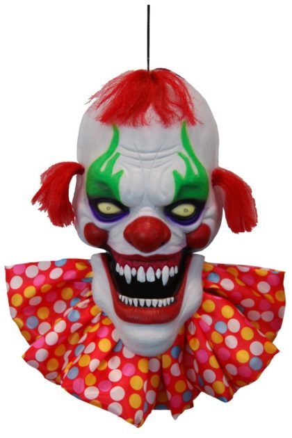 Creepy clown Halloween decoration