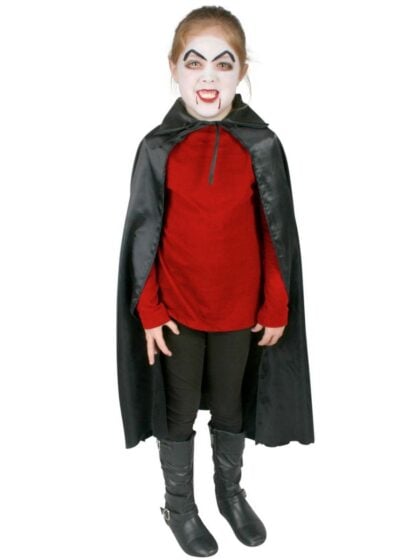 Kids Black Vampire Cape