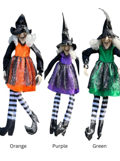 Wilma Witch Halloween Decoration Trio