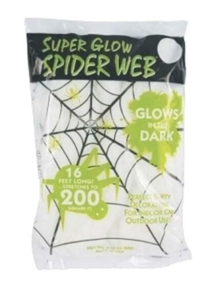 glow in dark spider web