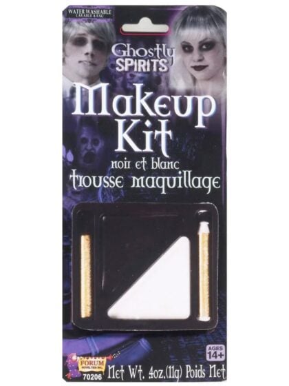 black and white makeup kit