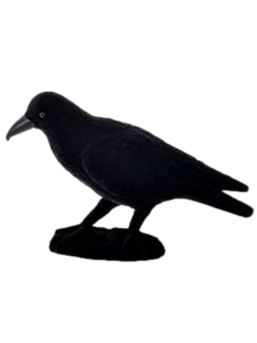 Black Crow Decoration Velvet Crow Decoration