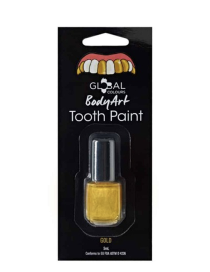 Global body Art Tooth Paint Gold