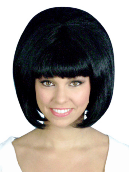black 60s beehive