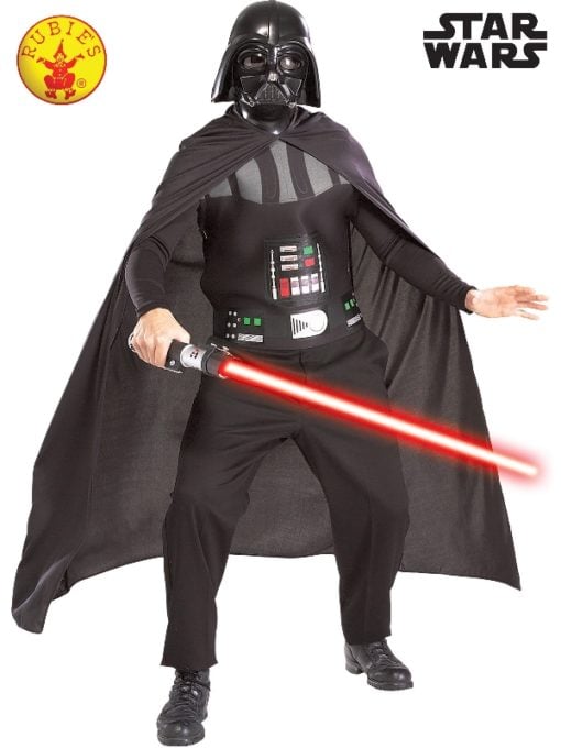 Darth Vader Adult set with Light saber