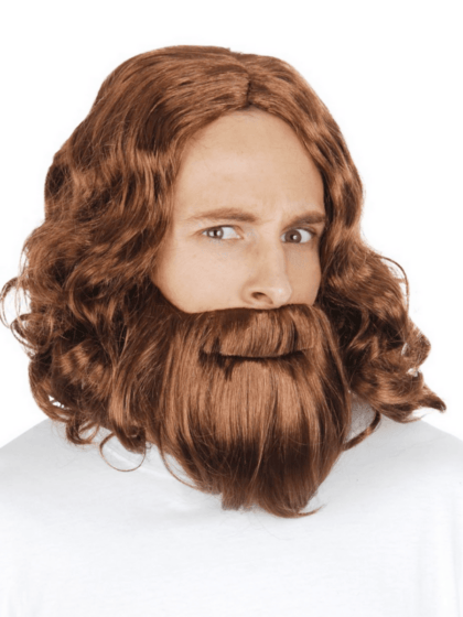 Jesus wig and beard