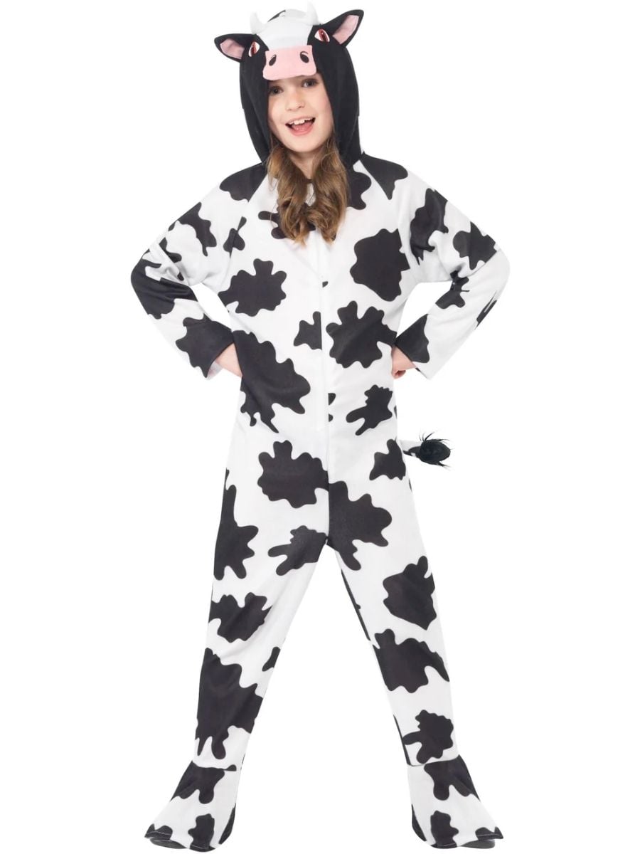 Kids Cow Costume All in one Adorable Animal Onesie — free download