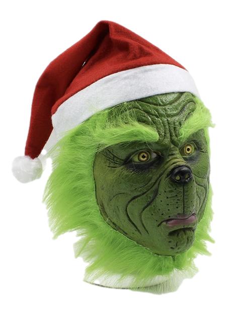 Grinch santa mask