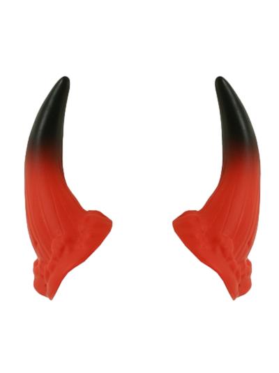 Latex devil horns on elastic