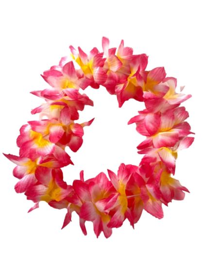 Hawaiian pink flower headband