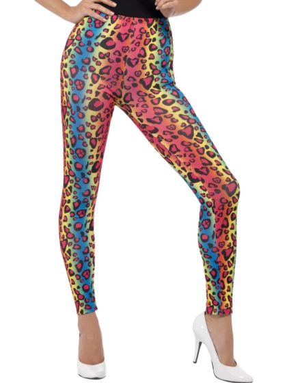 Neon Leopard print leggins