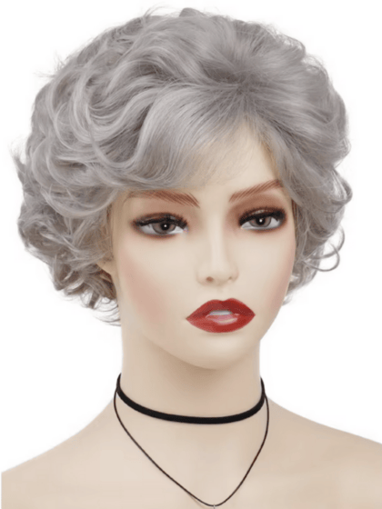 Grey Layered Wig