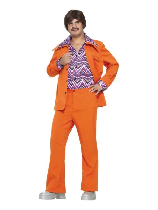 1970s Orange Leisure Costume