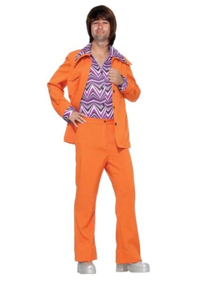 Orange Leisaure suit