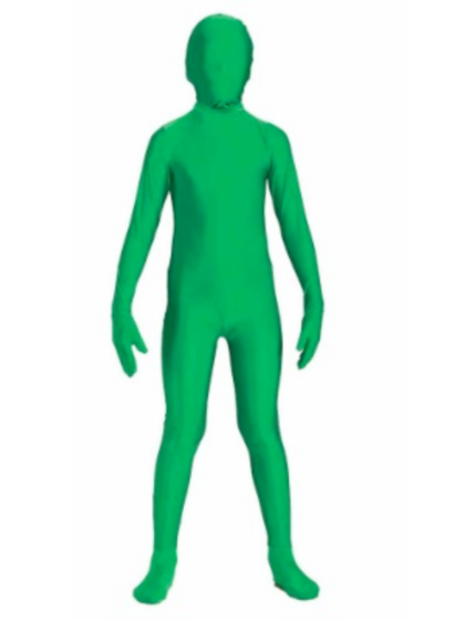 Child Green Second Skin Suit