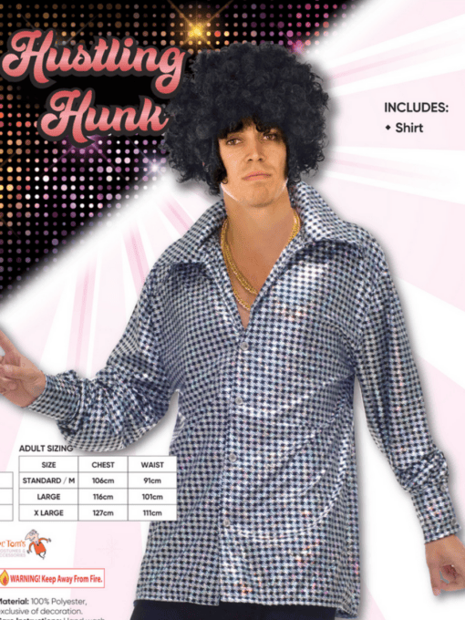 Hustling Hunk Disco Shirt