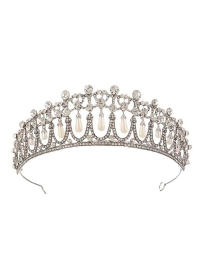 Silver diamonte tiara