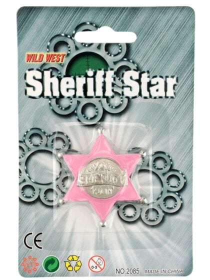 pink Sheriff badge