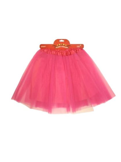 Hot Pink adult tulle skirt