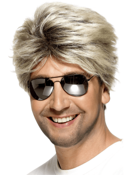 Blonde 80s Street Wig