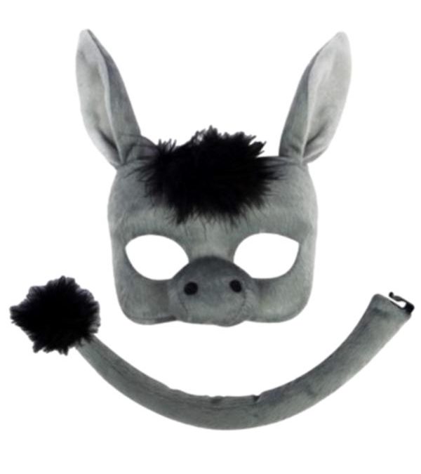 Deluxe Animal Mask – Donkey
