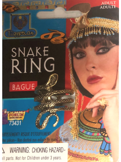 Cleopatra gold ring