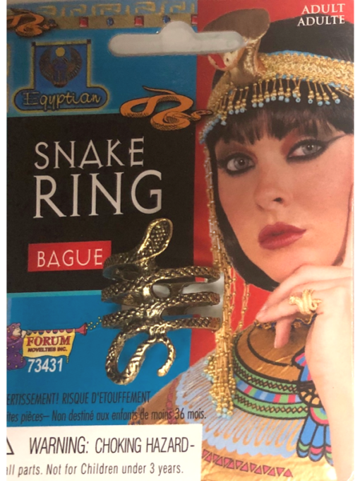 Cleopatra gold ring