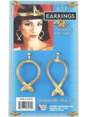 Gold Cleopatra earrings