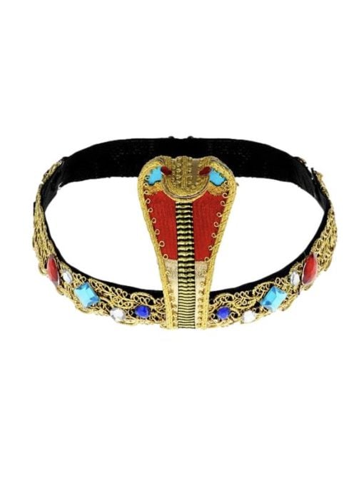 Egyptian gold Snake headband