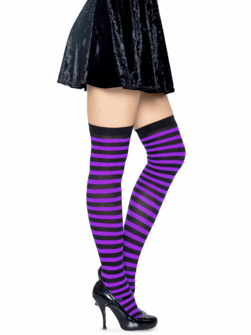 black and Purple stockings