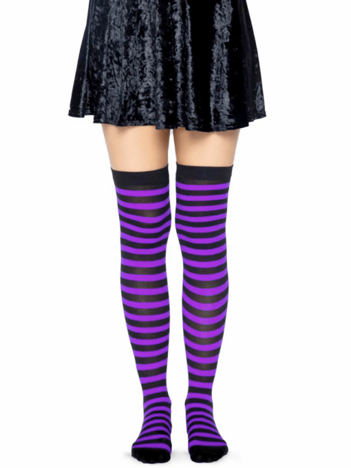 black and Purple stockings