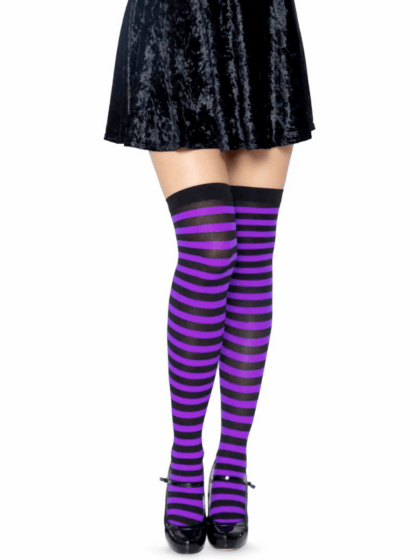 black and Purple stockings