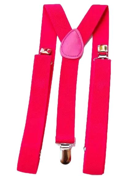 Fluro pink braces
