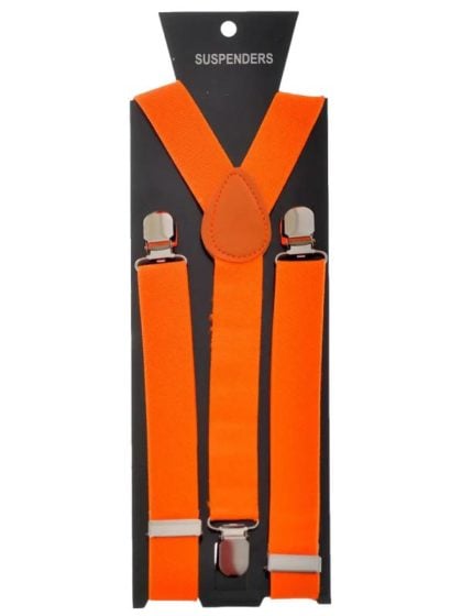 Fluro orange braces