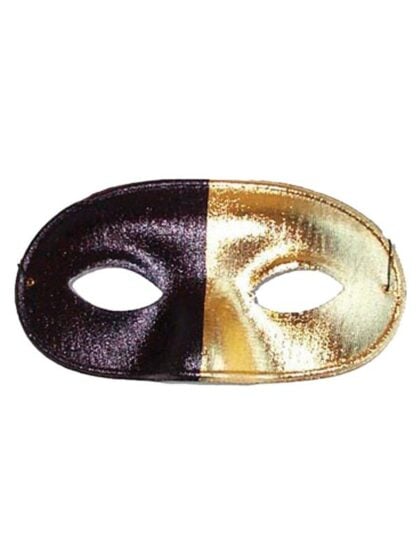 Bi Colour Black & Gold Eye Mask