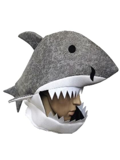 Shark hat felt
